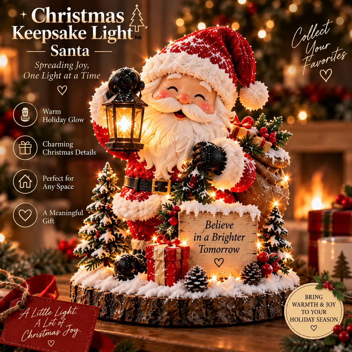 Figurines de Noël 2D, collection de motifs festifs pour la période de Noël