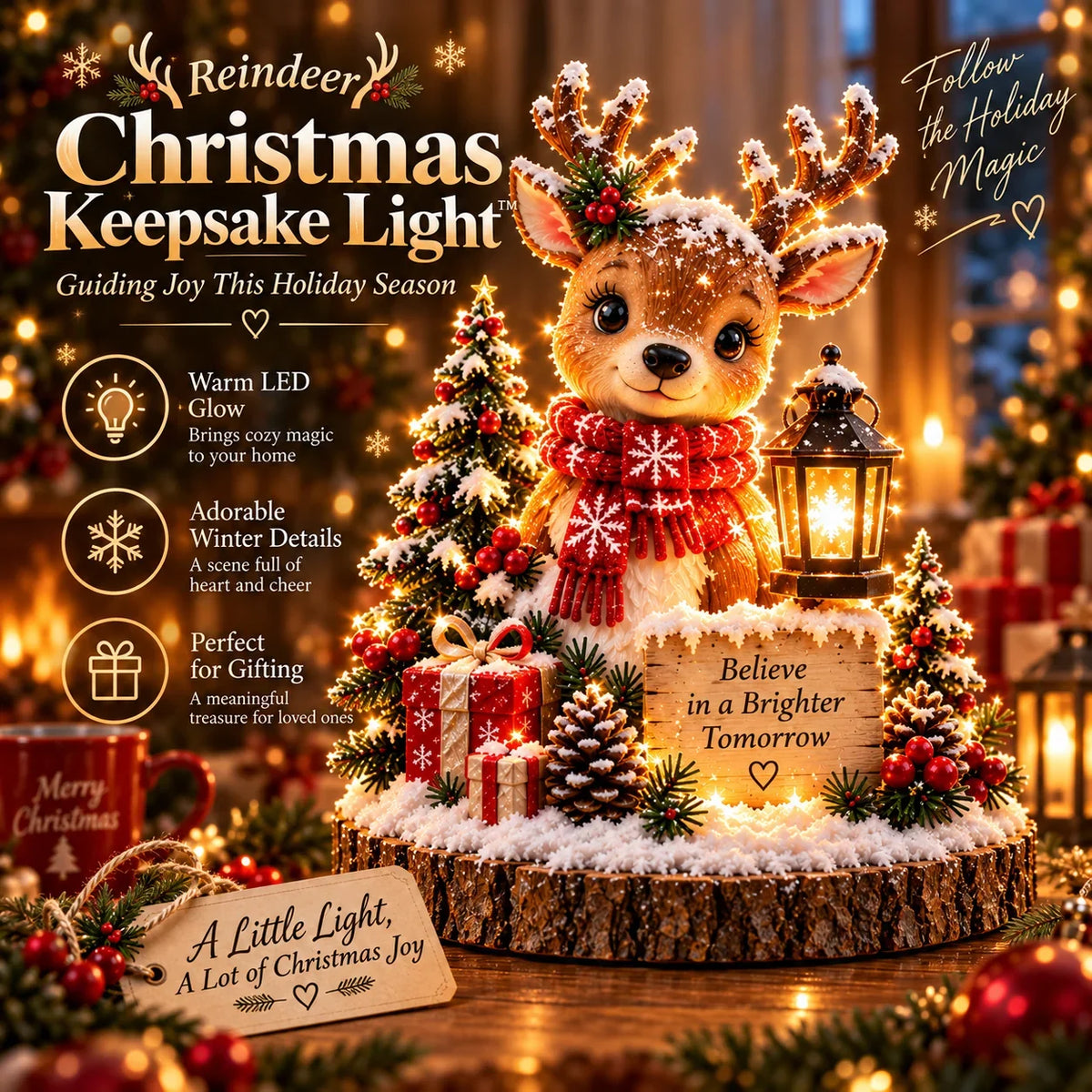 Figurines de Noël 2D, collection de motifs festifs pour la période de Noël