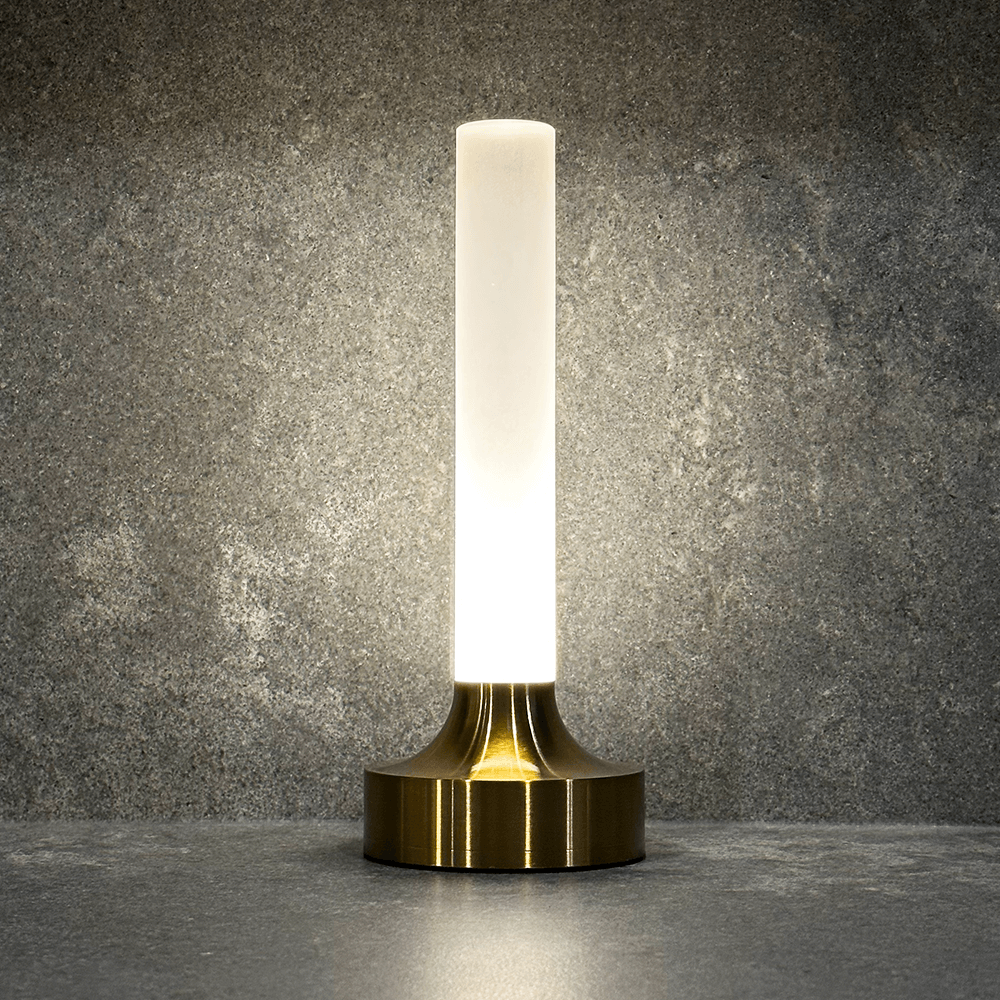BoruGlow | Lampe de Table Sans Fil – LED Dimmable Étanche Intérieur/Extérieur