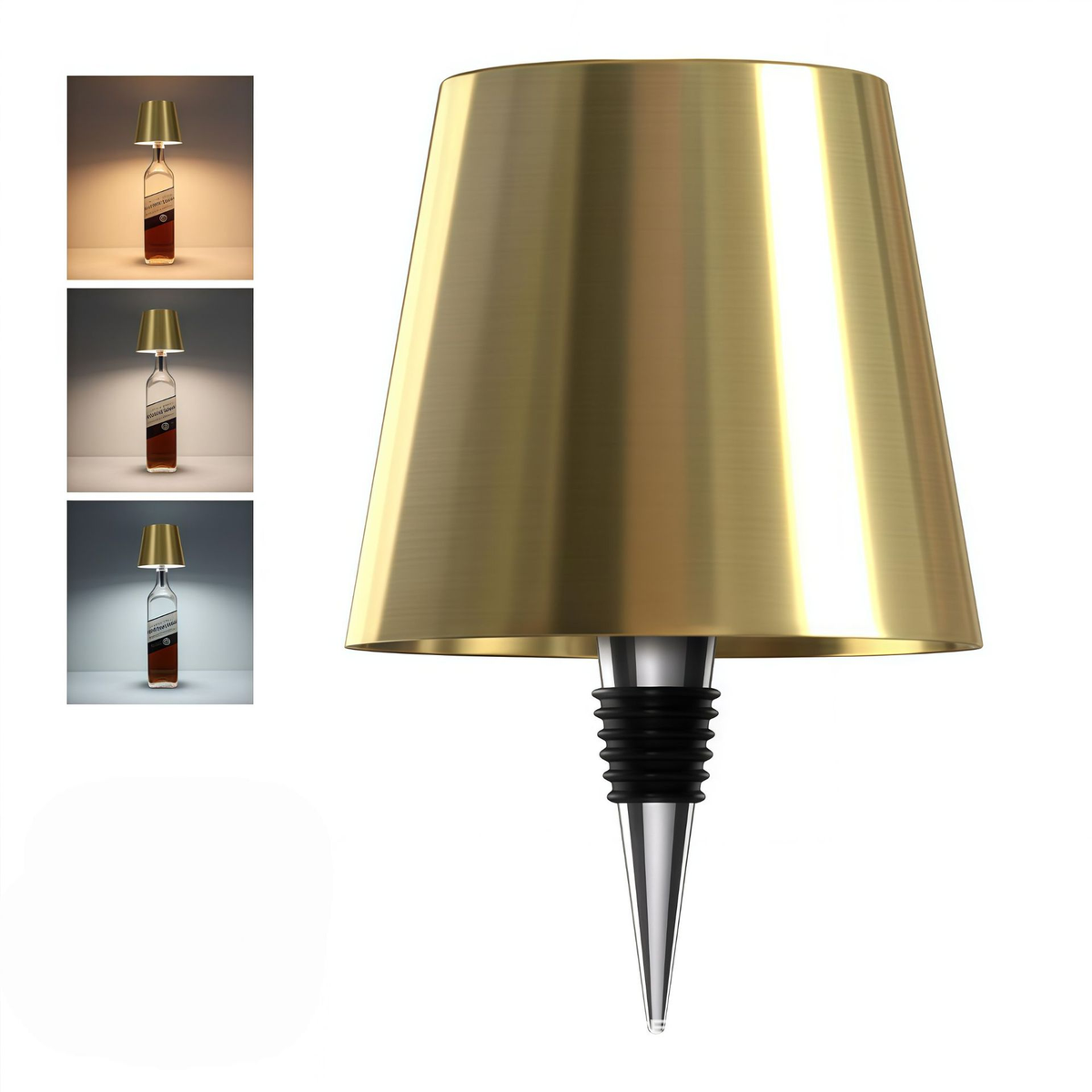 Lampe Bouteille GlowBottle LED Sans Fil Dimmable Blanc Chaud