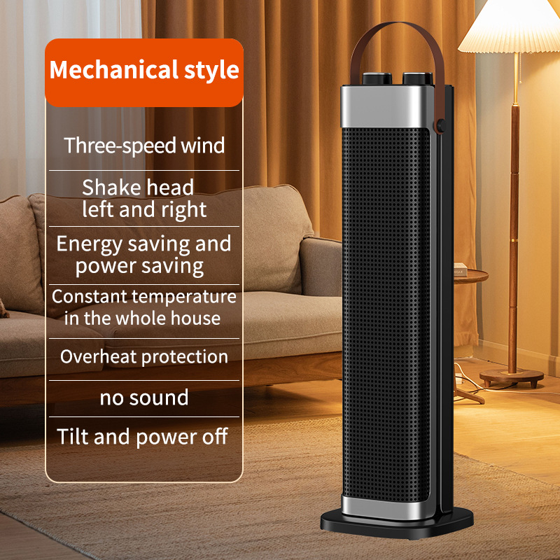 Chauffage d'appoint soufflant avec télécommande et minuterie