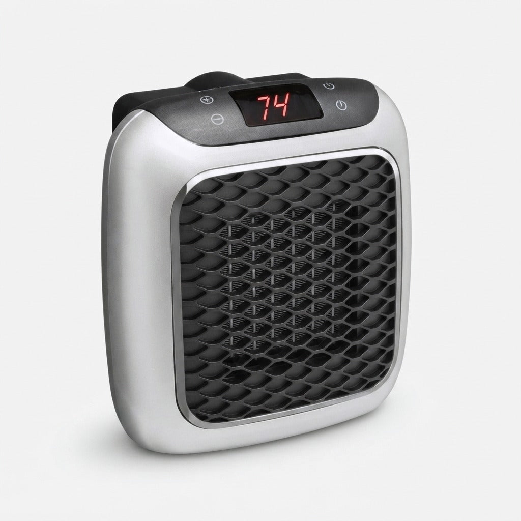 Chauffage céramique compact avec thermostat et minuterie