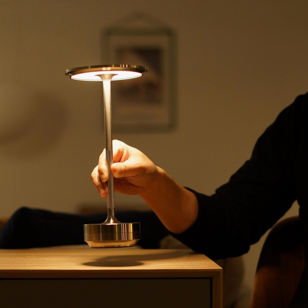 Glimmera | Lampe de Table Sans Fil Rechargeable avec Luminosité Réglable