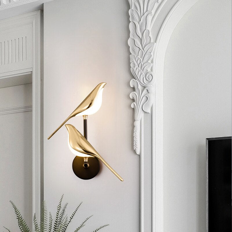Aviara – Applique Murale Moderne en Forme d’Oiseaux