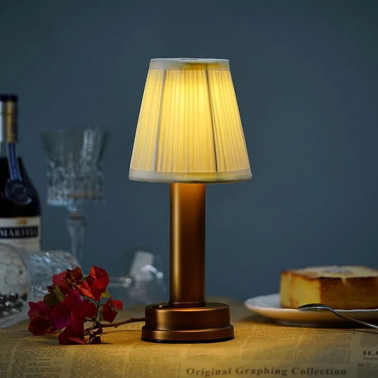 SoftAura – Lampe de table LED en tissu premium