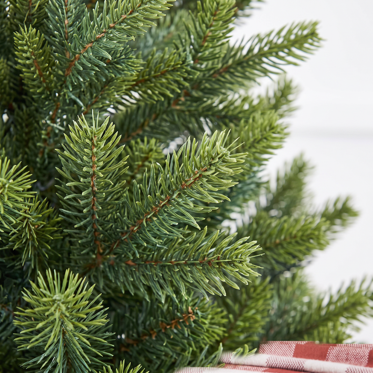 Sapin de Noël artificiel 91 cm, mini sapin de table avec socle en béton
