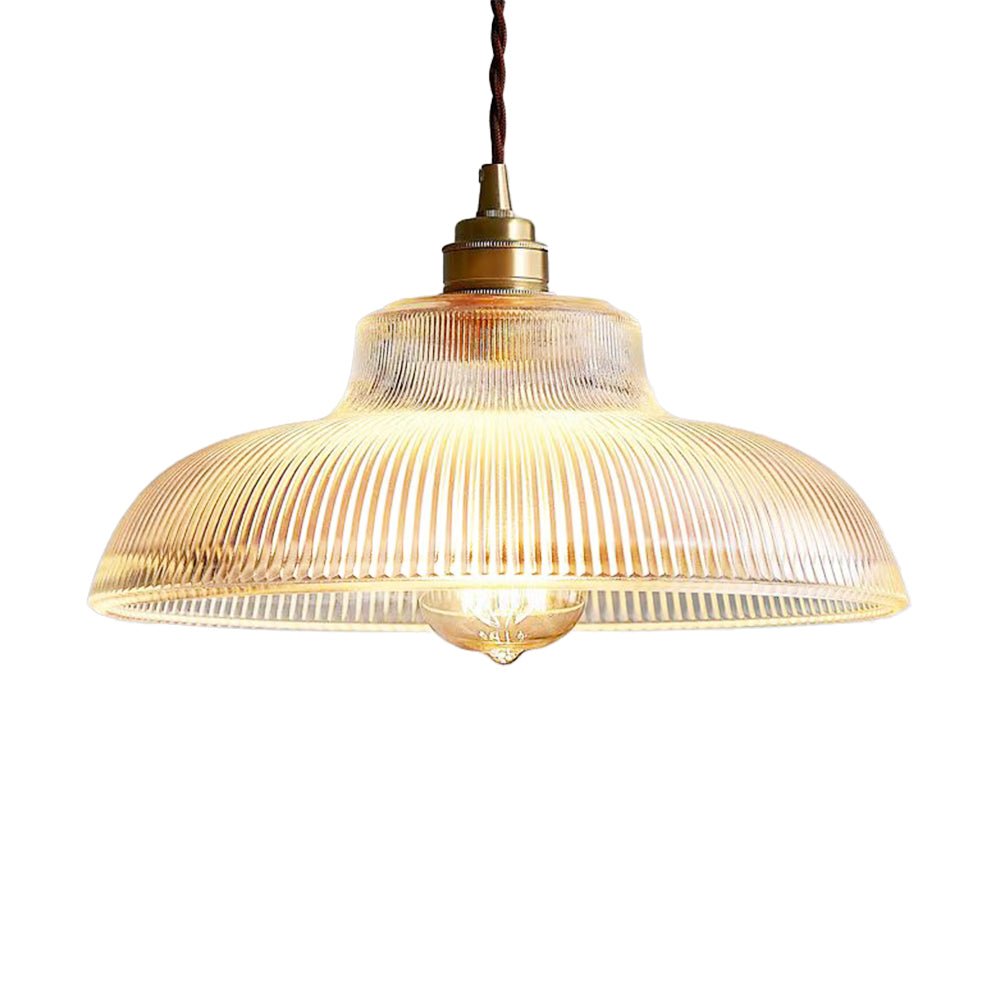 Suspension vintage en verre E27, finition laiton, 60 W, certifiée CE, pour intérieur sec