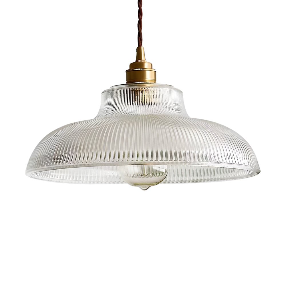 Suspension vintage en verre E27, finition laiton, 60 W, certifiée CE, pour intérieur sec