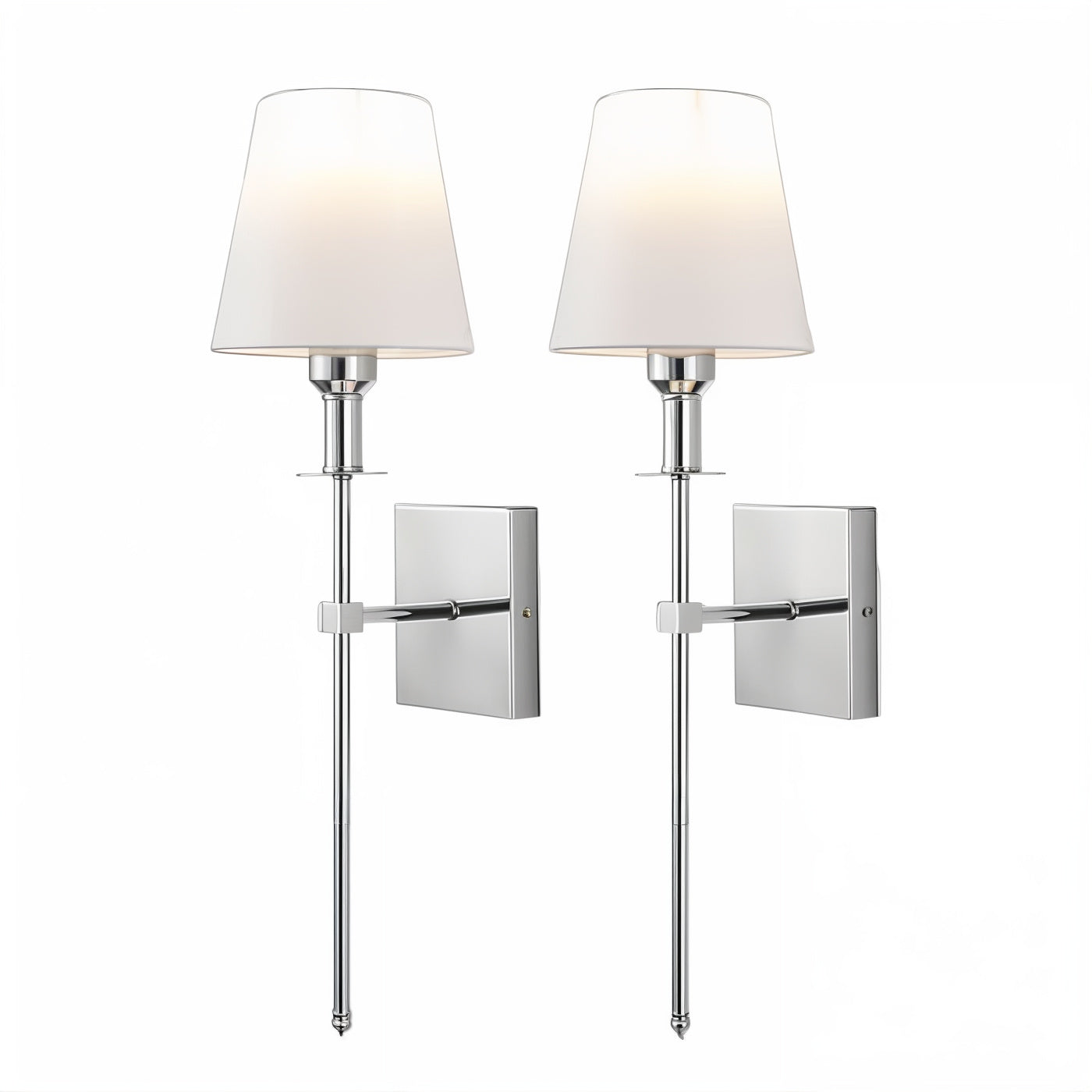 AuraVolt – Applique murale LED sans fil dimmable, blanc, salon