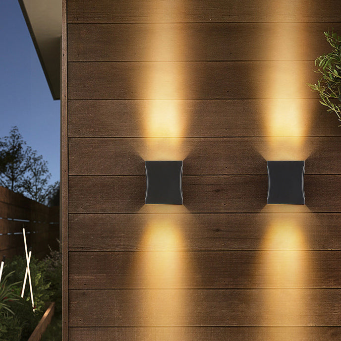 Applique murale LED extérieure design moderne lumière blanche chaude étanche jardin terrasse