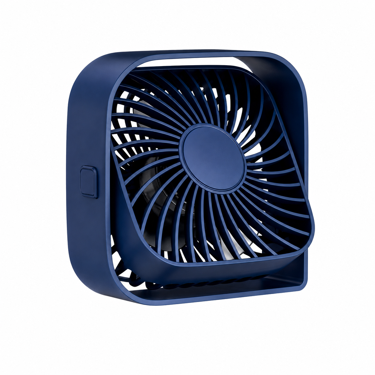 Ventilateur de Bureau Portable ABS Blanc 18 cm – Rotation 360°, 3 Vitesses, USB