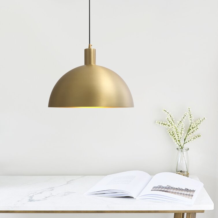 Luminara – Suspension LED Classique Laiton Doré Salon