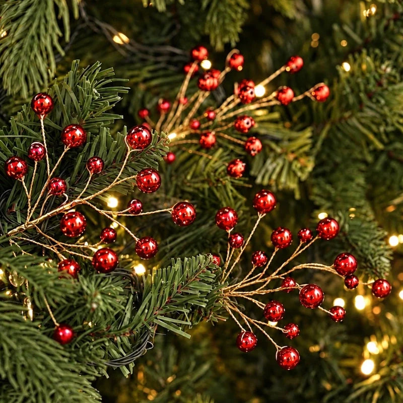 Branches Perlées et Cristaux pour Décoration