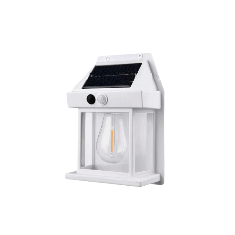 SolarLux – Applique murale LED solaire, design moderne, jardin