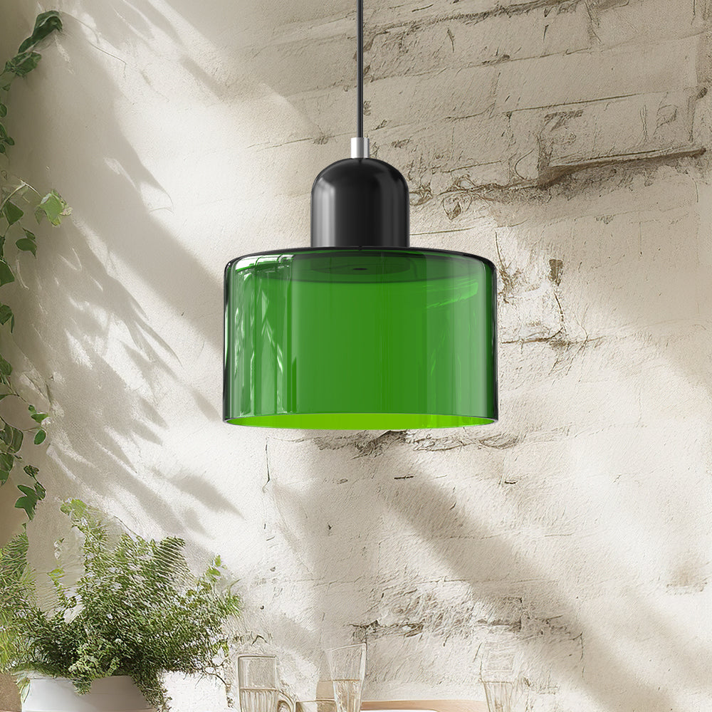 Lumisio – Suspension en Verre Style Bauhaus, Créative, Salon