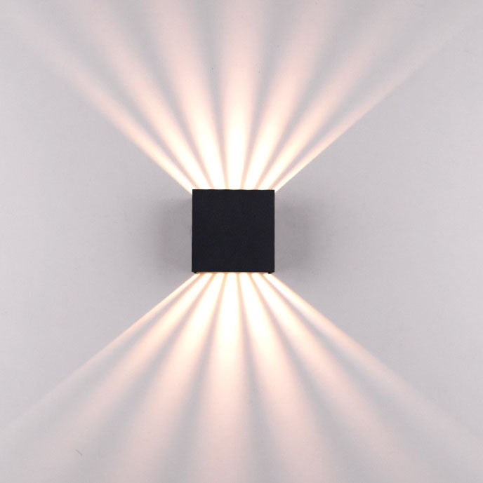 Éclairage extérieur moderne minimaliste avec lumière blanche chaude résistant pour jardin et terrasse