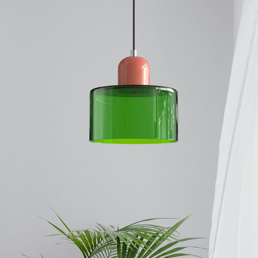 Lumisio – Suspension en Verre Style Bauhaus, Créative, Salon