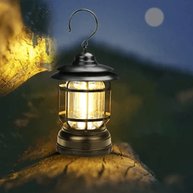RetroLight – Lampe de camping vintage portable