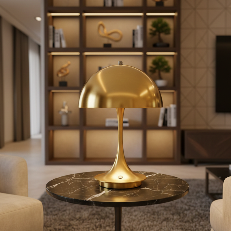 ShroomLite – Lampe de Table LED Tactile et à Intensité Réglable