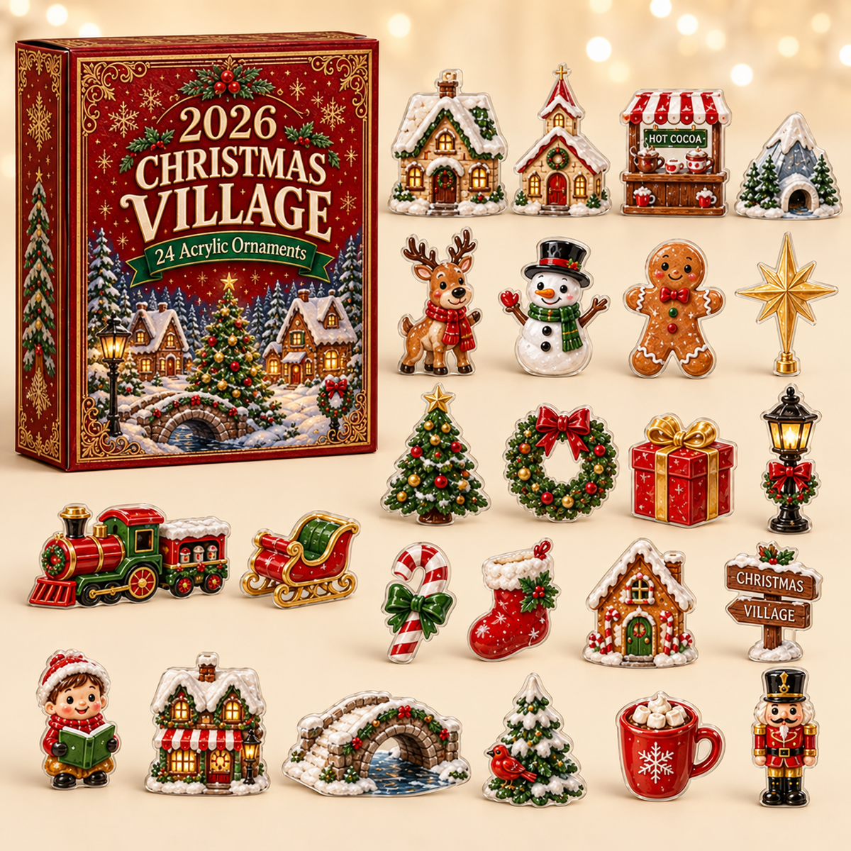 Calendrier de l’Avent Classique 2026 – Personnages de Noël