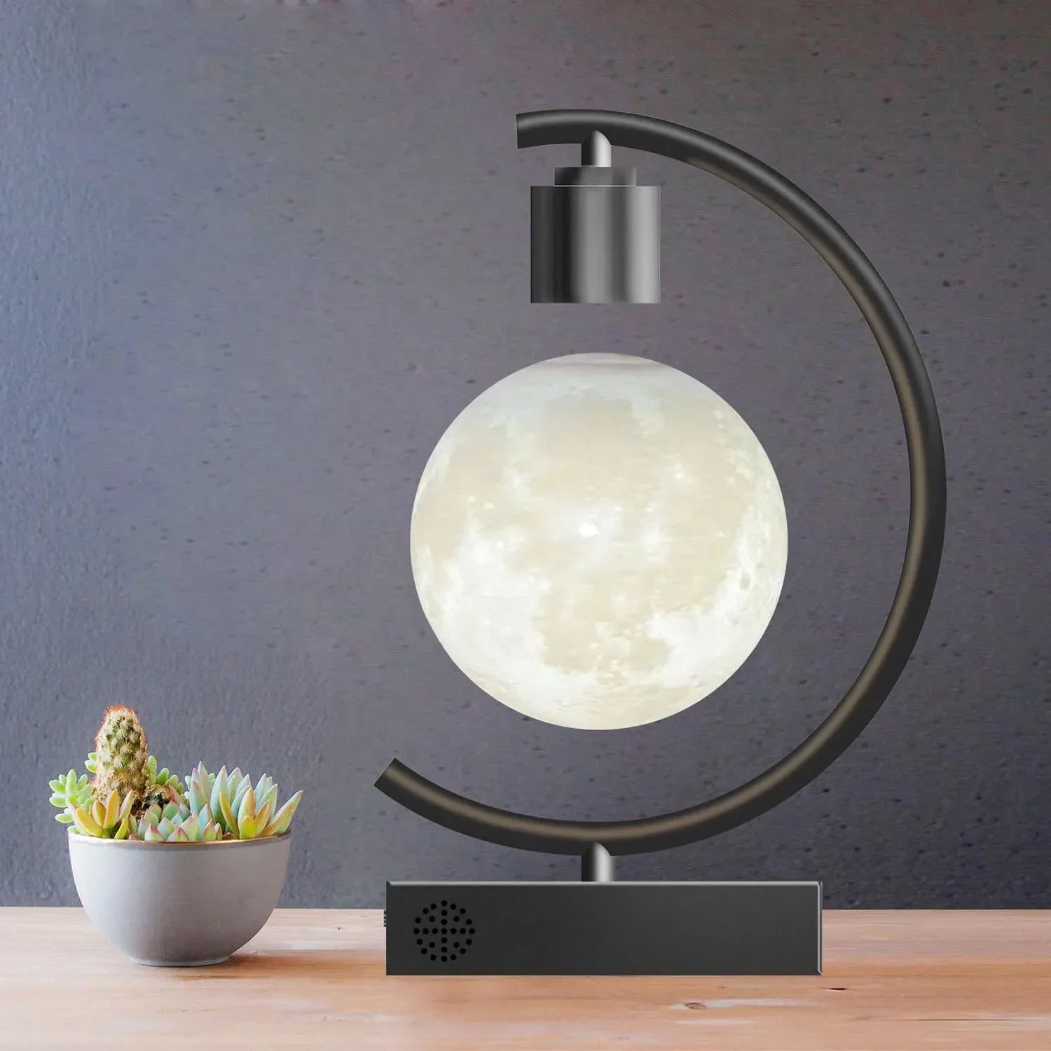 MoonGlide – Lampe lune flottante innovante avec LED dimmable