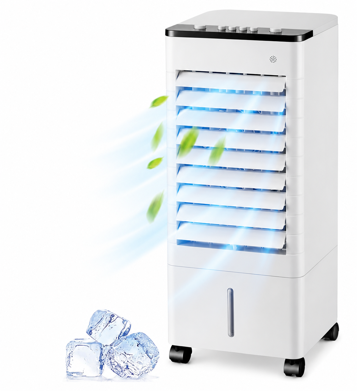 Refroidisseur d'air mobile 3 en 1 avec humidification et purification