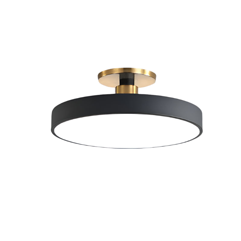 Solevia – Plafonnier LED Moderne Finition Blanc Chambre
