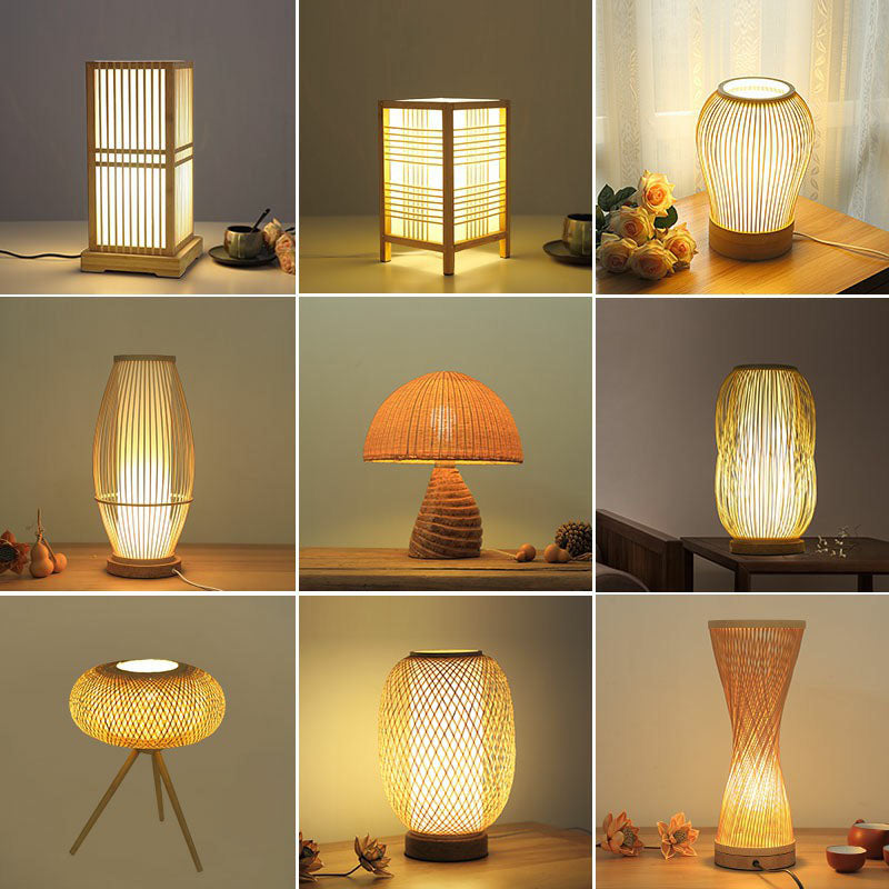 BambuLume Lampe de Nuit – Éclairage Apaisant au Style Naturel