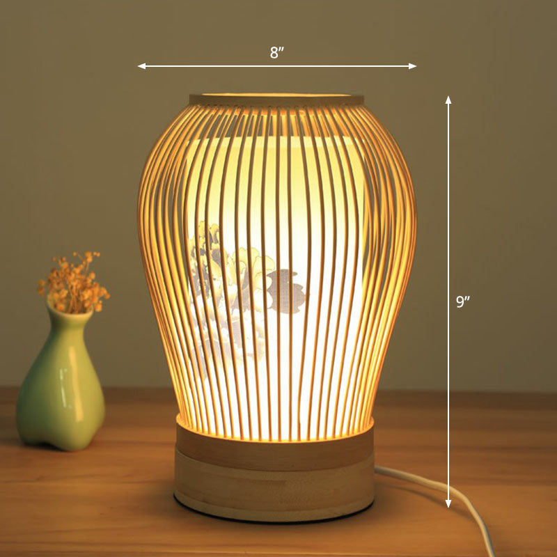 BambuLume Lampe de Nuit – Éclairage Apaisant au Style Naturel