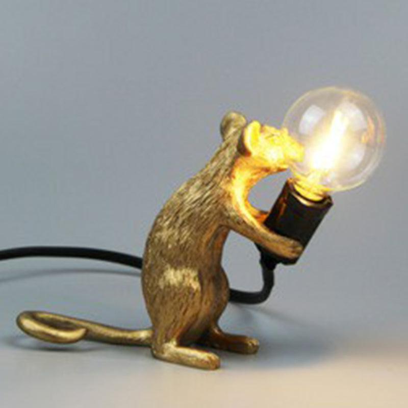 MouseCharm – Lampe de Nuit Art Déco Ludique avec Socle en Forme de Souris