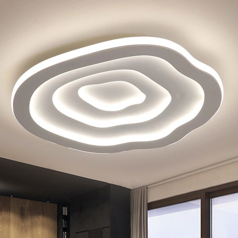 Plafonnier LED en Acrylique en Spirale – Lumière Chaude/Blanche pour Intérieurs Modernes