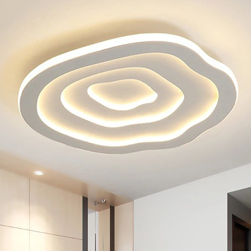 Plafonnier LED en Acrylique en Spirale – Lumière Chaude/Blanche pour Intérieurs Modernes