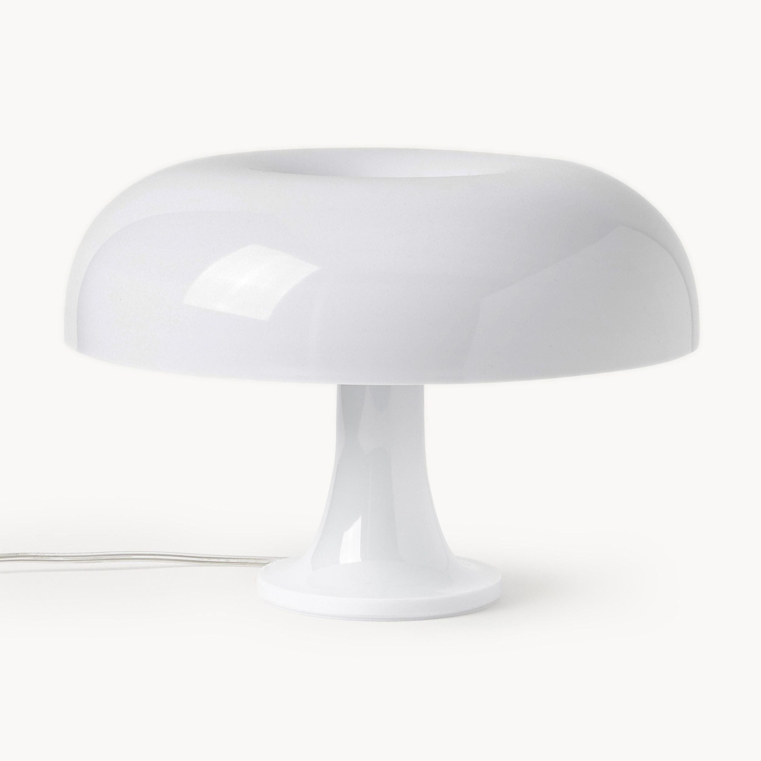 MushLight Lampe de Table Vintage – Champignon, Blanc, Intérieur