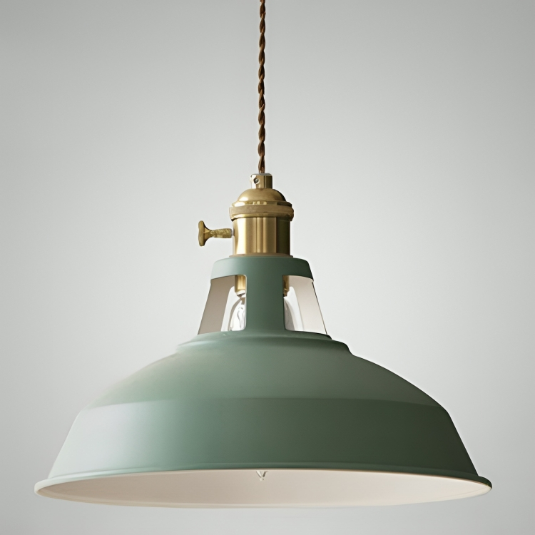 Suspension Vintage Métal 1-Lumière pour Restaurant Moderne