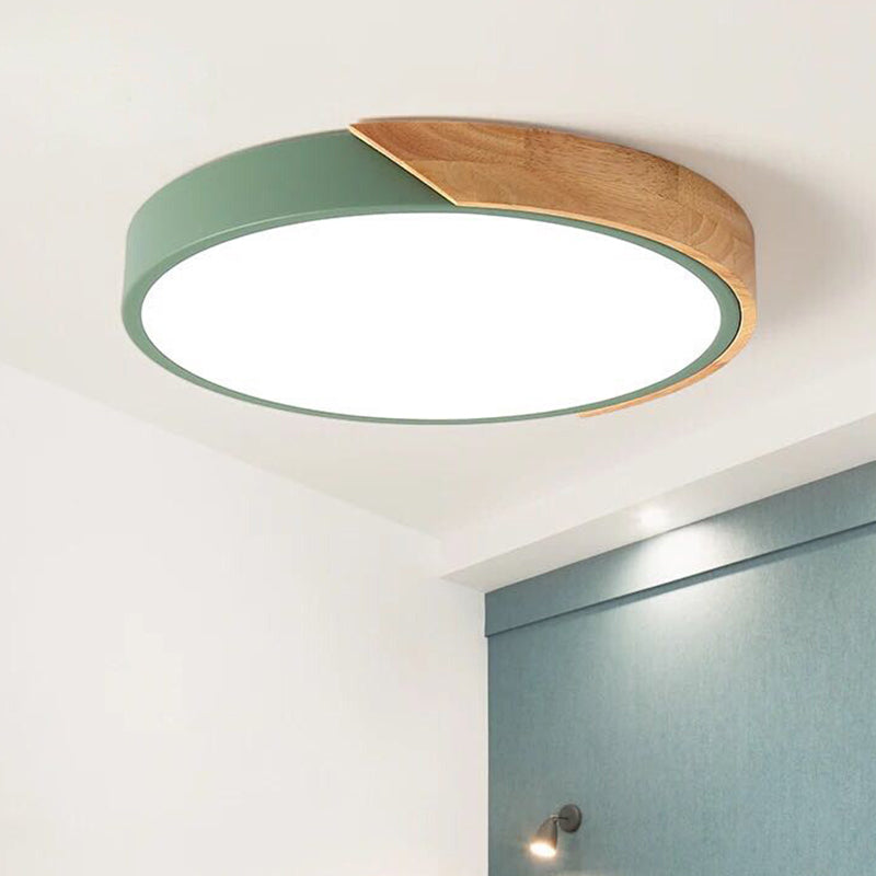 Averia – Plafonnier LED Rond Moderne Finition Blanc Salon
