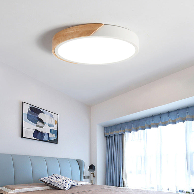 Averia – Plafonnier LED Rond Moderne Finition Blanc Salon