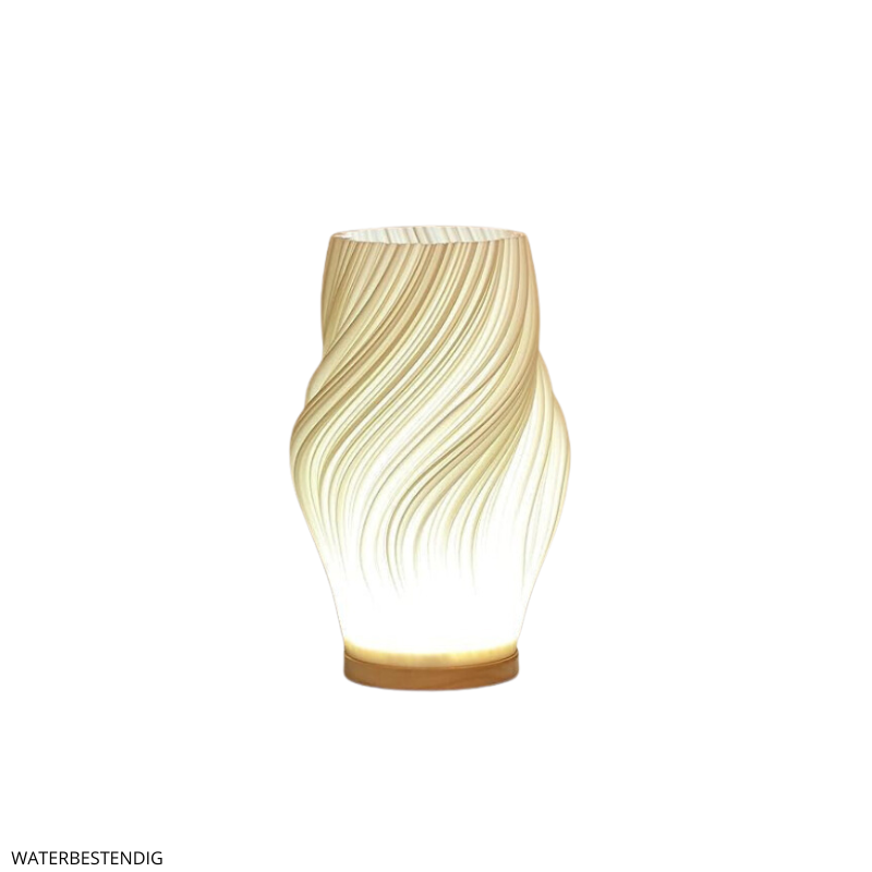 WaveGlow – Lampe de table LED moderne dimmable noir pour salon