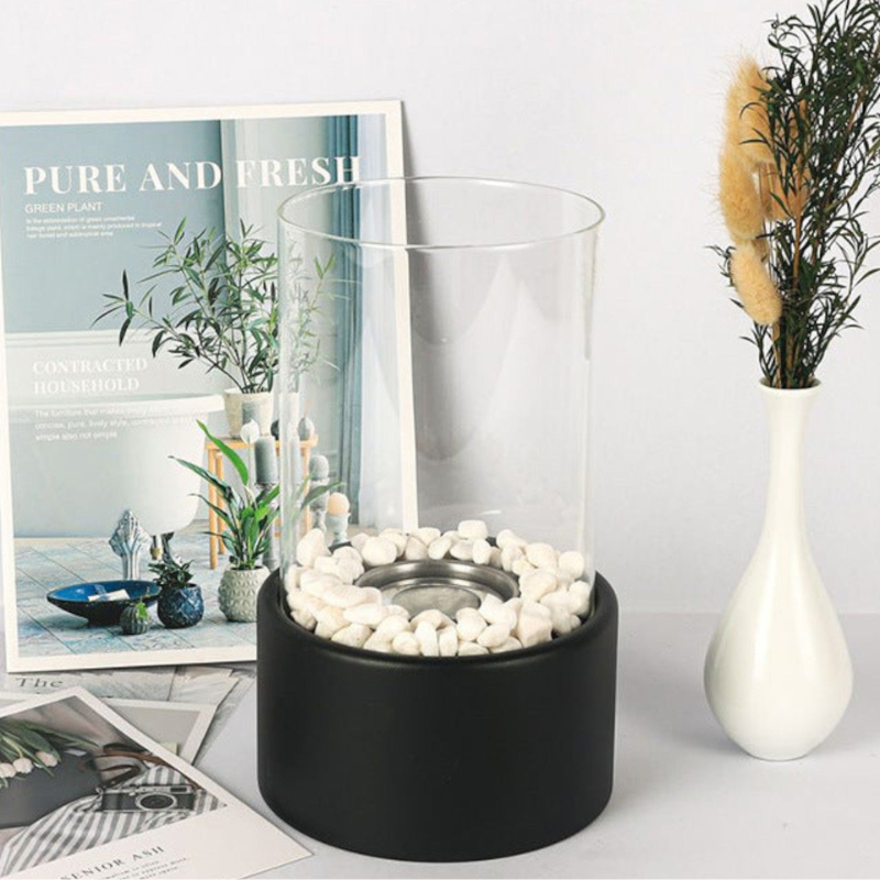 Lampe à huile Flamme – Design classique avec éclairage sûr pour des soirées chaleureuses