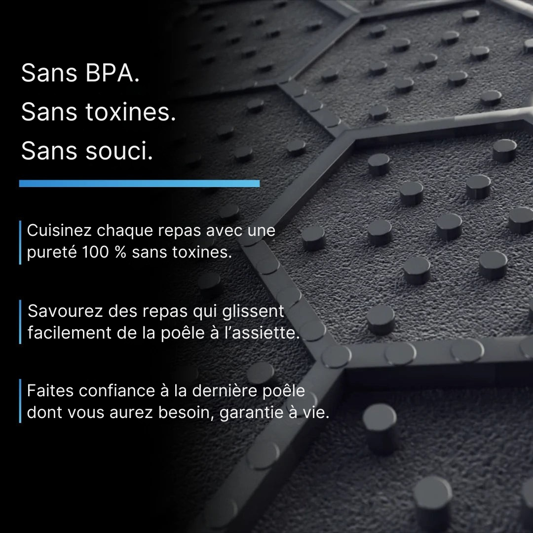 Poêle de Cuisine | Surface Antiadhésive, Résistante à la Chaleur