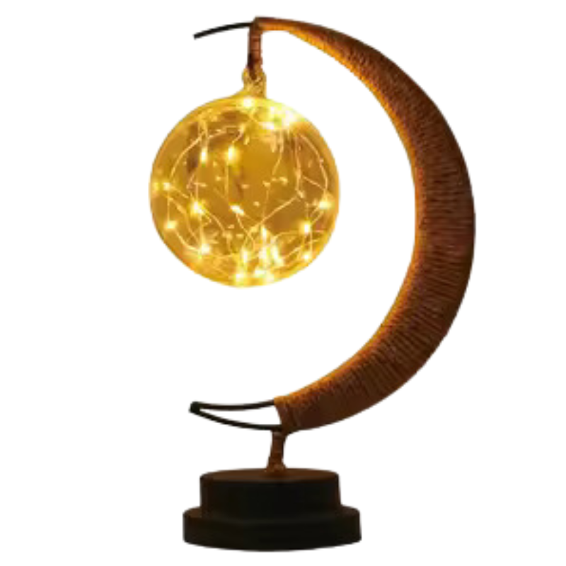 LunaSphere - Lampe LED en forme de lune pour une lumière envoûtante et magique