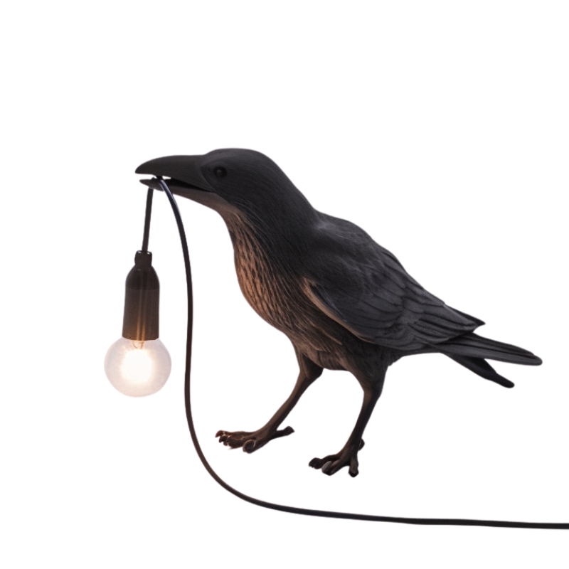AvianGlow – Lampe de Table Artistique en Résine pour Chambre