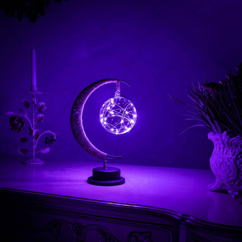 LunaSphere - Lampe LED en forme de lune pour une lumière envoûtante et magique