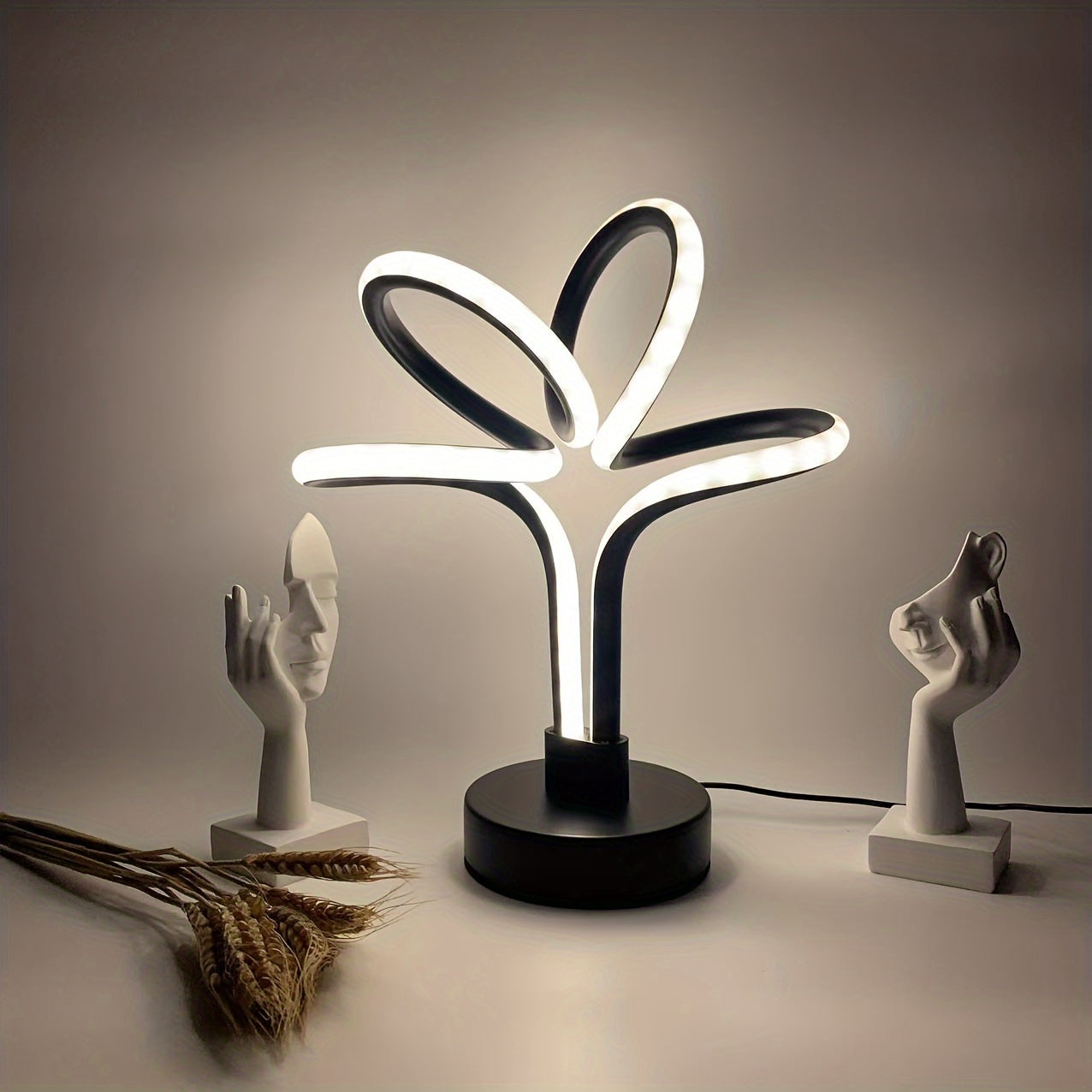 ScandiLume - Lampe de table LED USB minimaliste