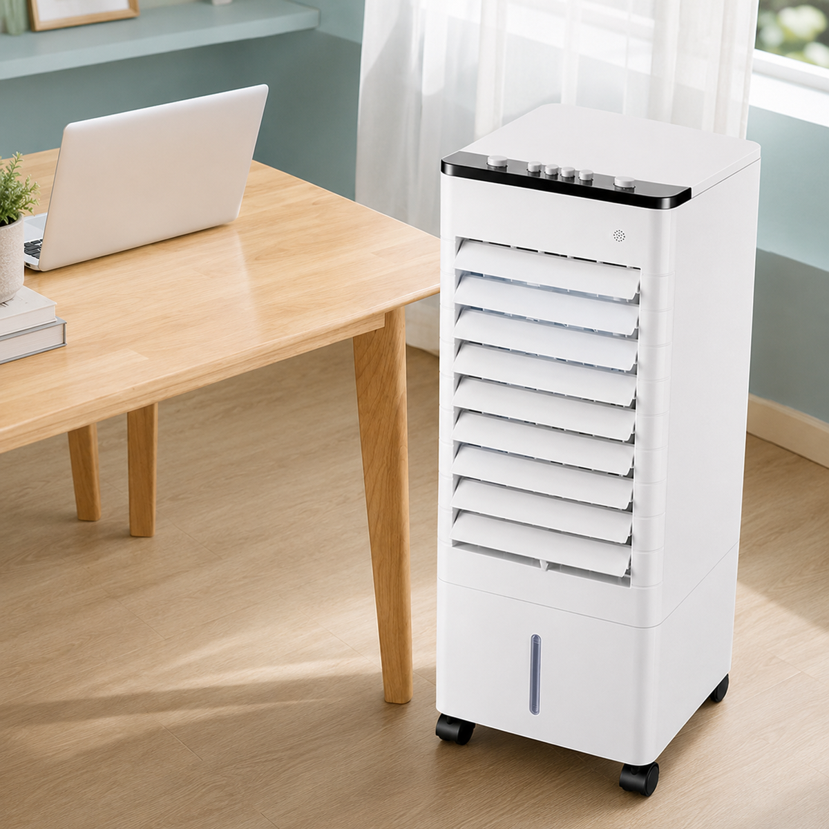 Refroidisseur d'air mobile 3 en 1 avec humidification et purification
