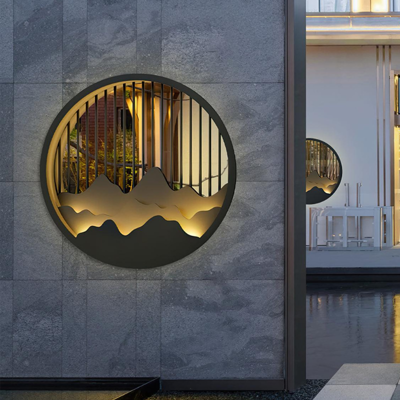 ZenithBeam – Lampe Mural LED pour Extérieur Moderne