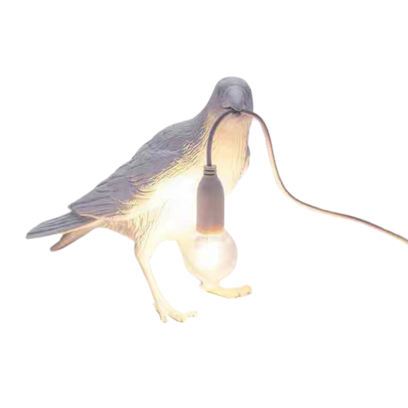 AvianGlow – Lampe de Table Artistique en Résine pour Chambre