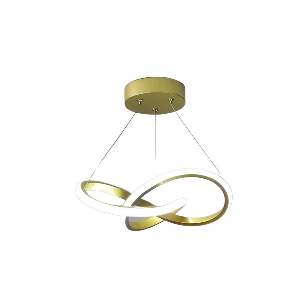 LumiCeleste – Lustre LED Luxe Aluminium/Acier Salon