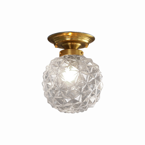 LumiSphere – Plafonnier Moderne en Verre Fumé/Clair pour Hall