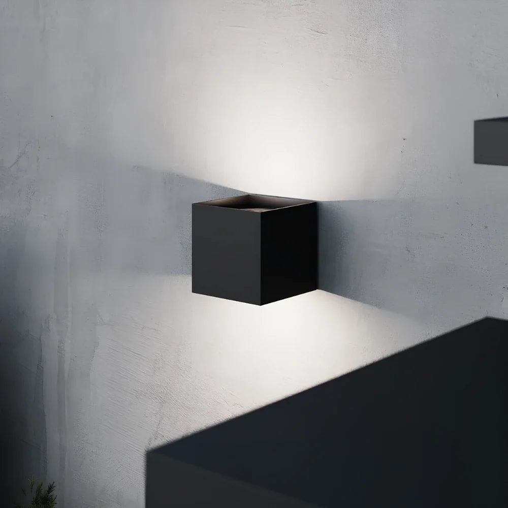 Applique murale LED blanc chaud pour extérieur jardin étanche design moderne décorative et autonome