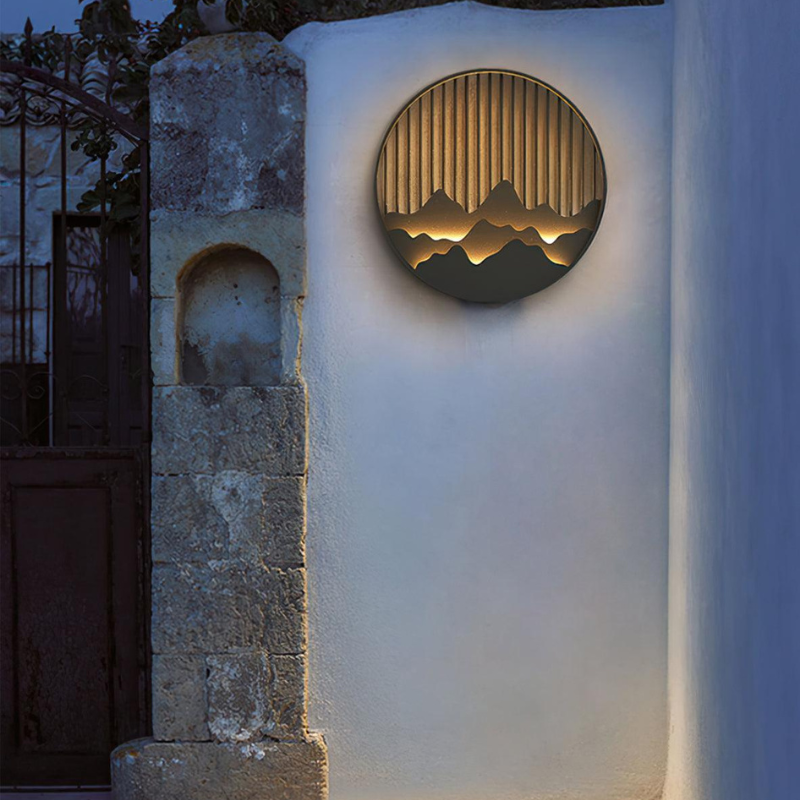 ZenithBeam – Lampe Mural LED pour Extérieur Moderne